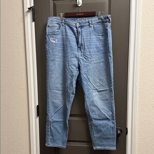 American Eagle Outfitters Light Blue Straight Leg Jeans